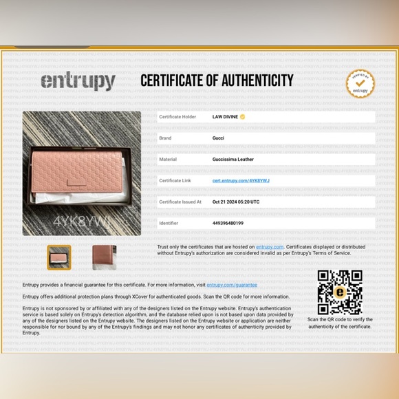 GUCCI Leather Embossed Wallet - Picture 11 of 12